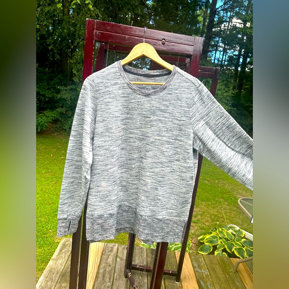 Women's L.L.Bean Cozy Sweatshirt, Split-Hem Marled